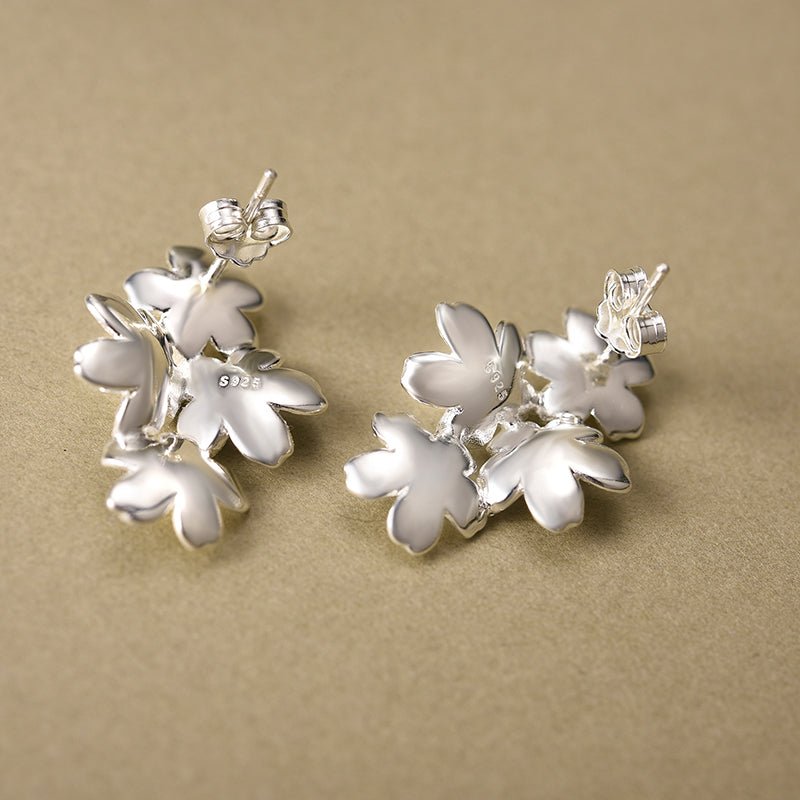 Forget-me-not Flower - Stud Earrings | NEW - MetalVoque