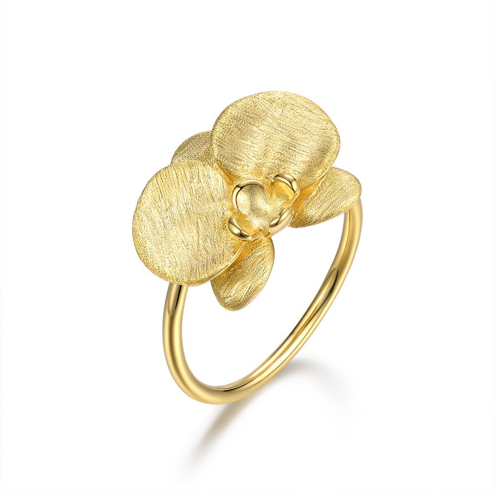 Phalaenopsis Orchid - Adjustable Ring | NEW - MetalVoque