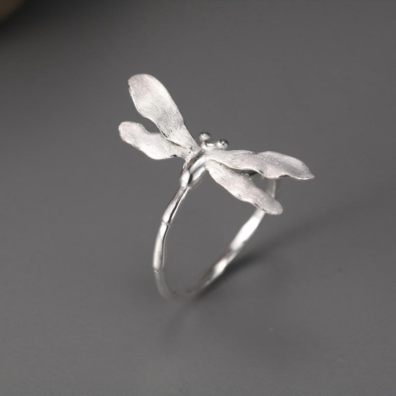 Dragonfly in Flight - Adjustable Ring | NEW - MetalVoque