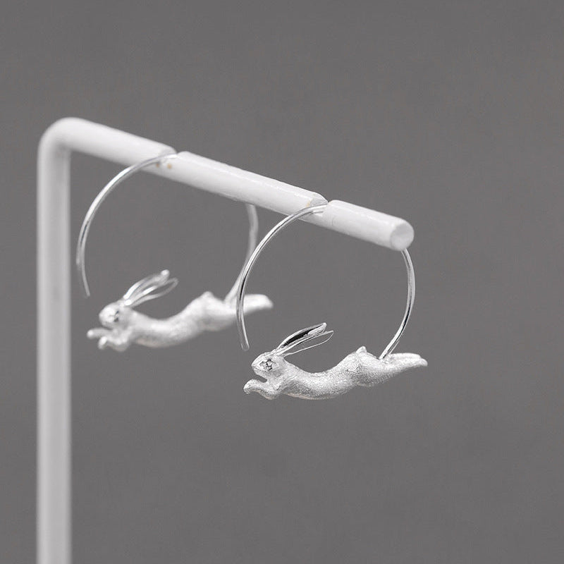 Running Bunny - Hoop Earrings | NEW