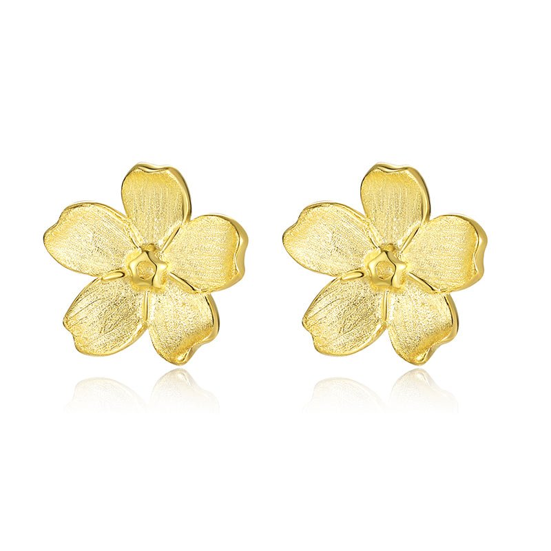 Forget-me-not Flower - Stud Earrings | NEW - MetalVoque