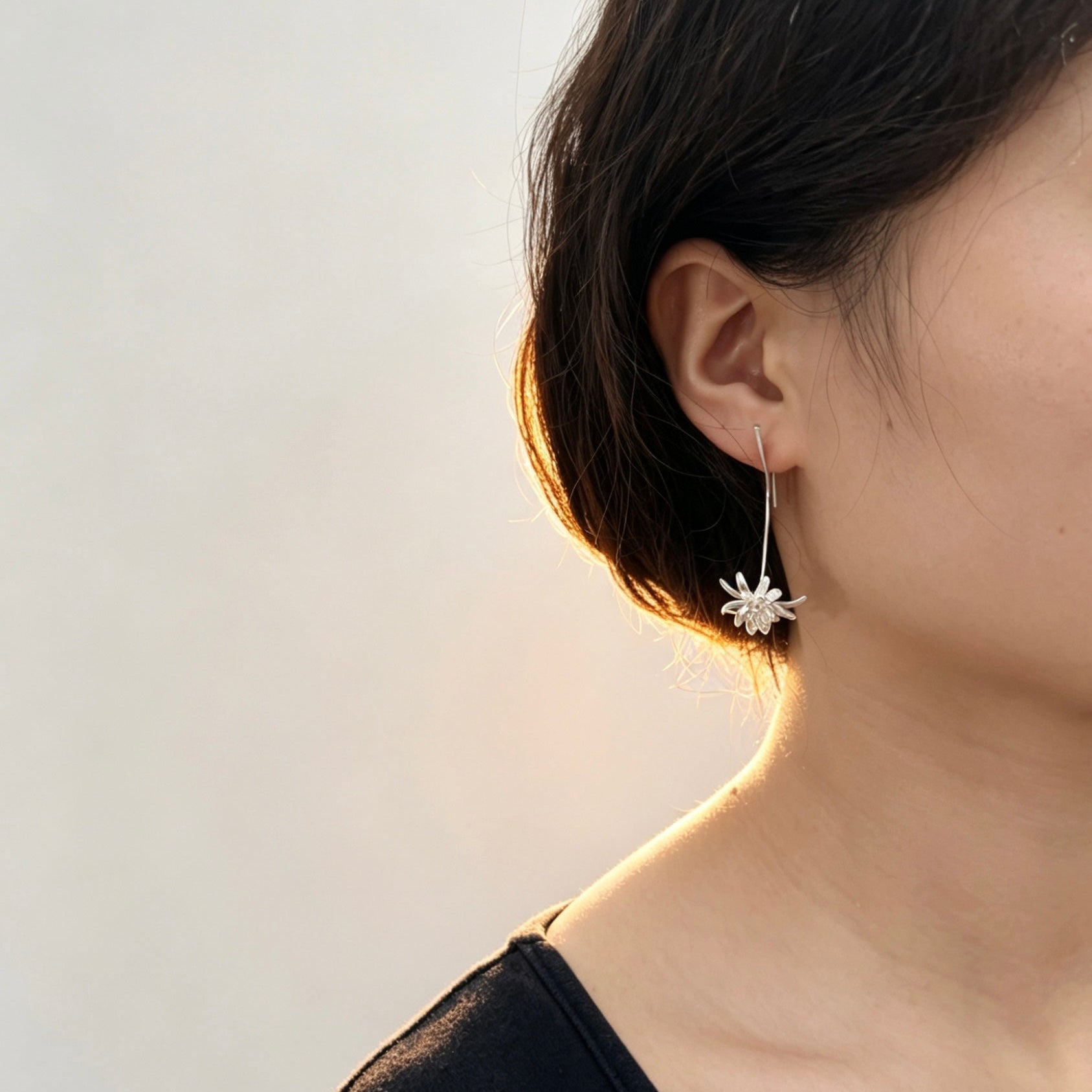 Cereus Flower - Dangle Earrings