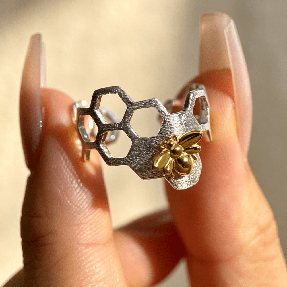 Honeycomb Guard - Adjustable Ring - MetalVoque
