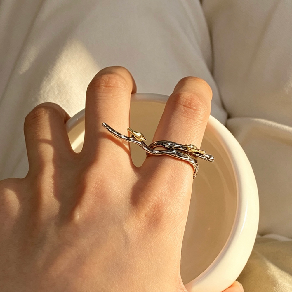 Bird's Marriage - Adjustable Ring