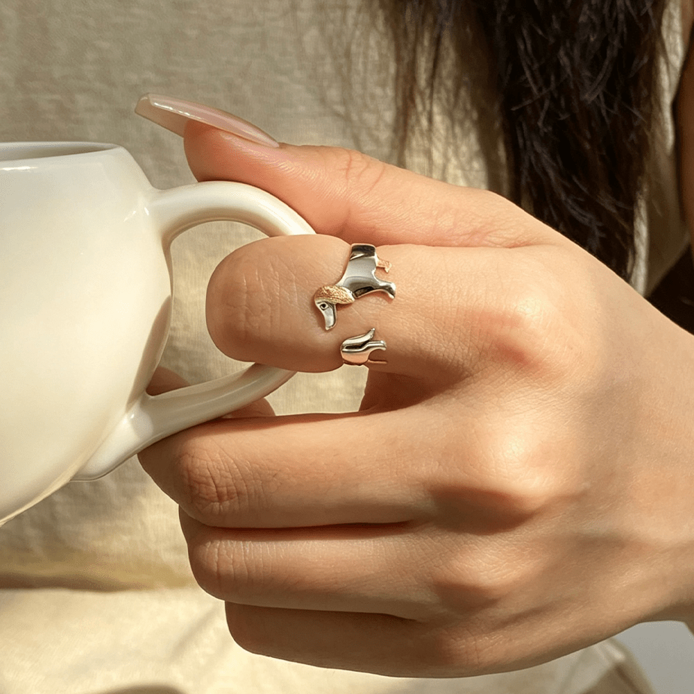 Run Dachshund Run - Adjustable Ring - MetalVoque