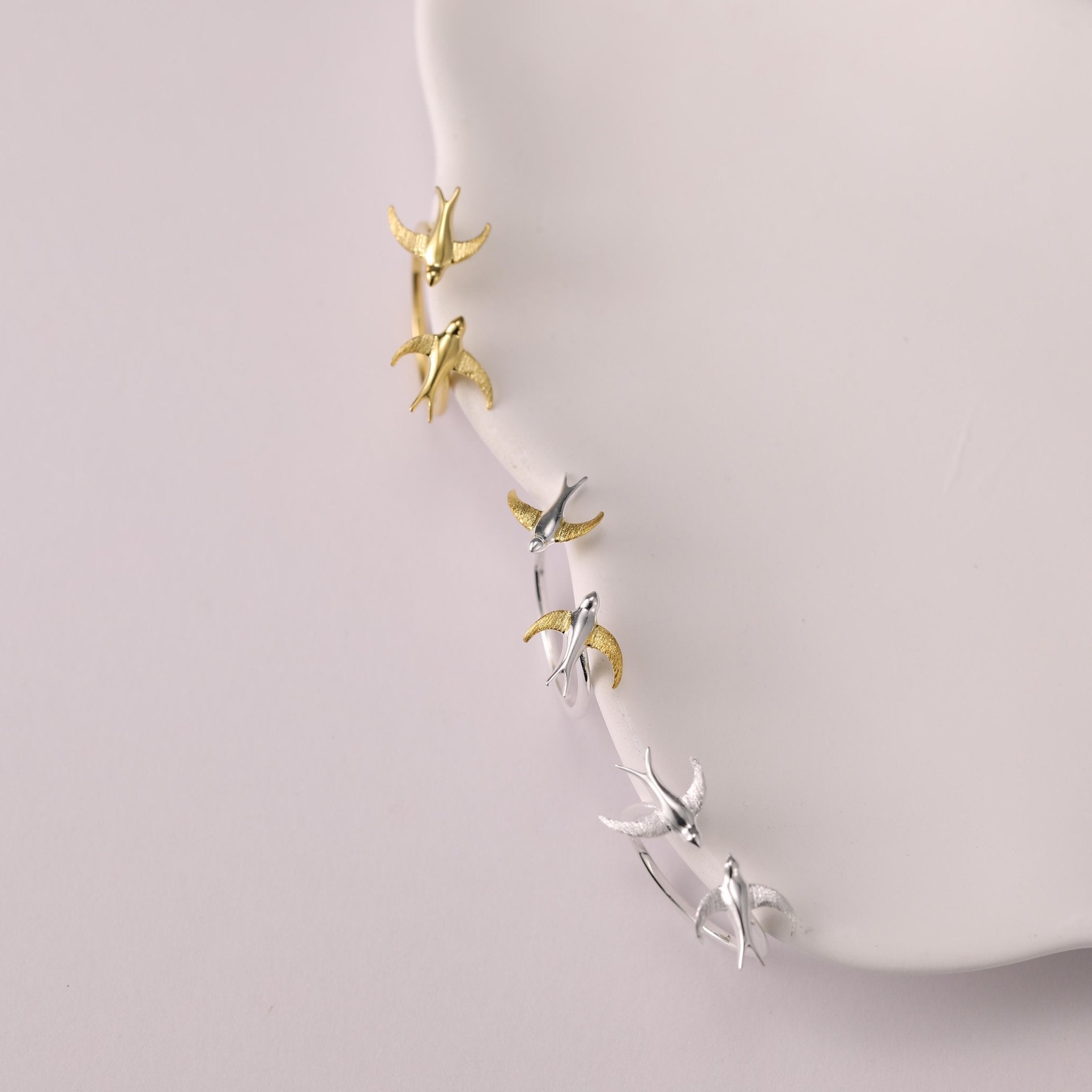 Flying Swallow - Adjustable Ring | NEW - MetalVoque