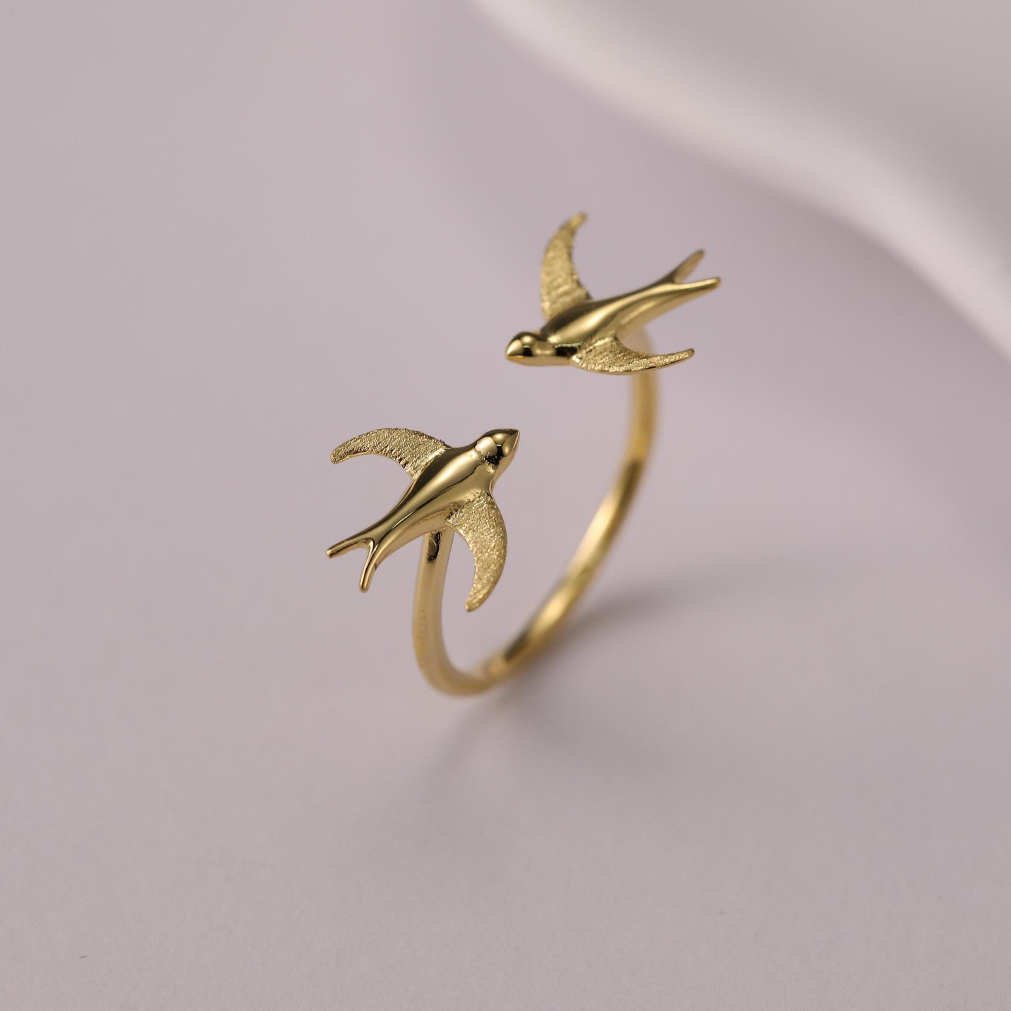 Flying Swallow - Adjustable Ring | NEW - MetalVoque