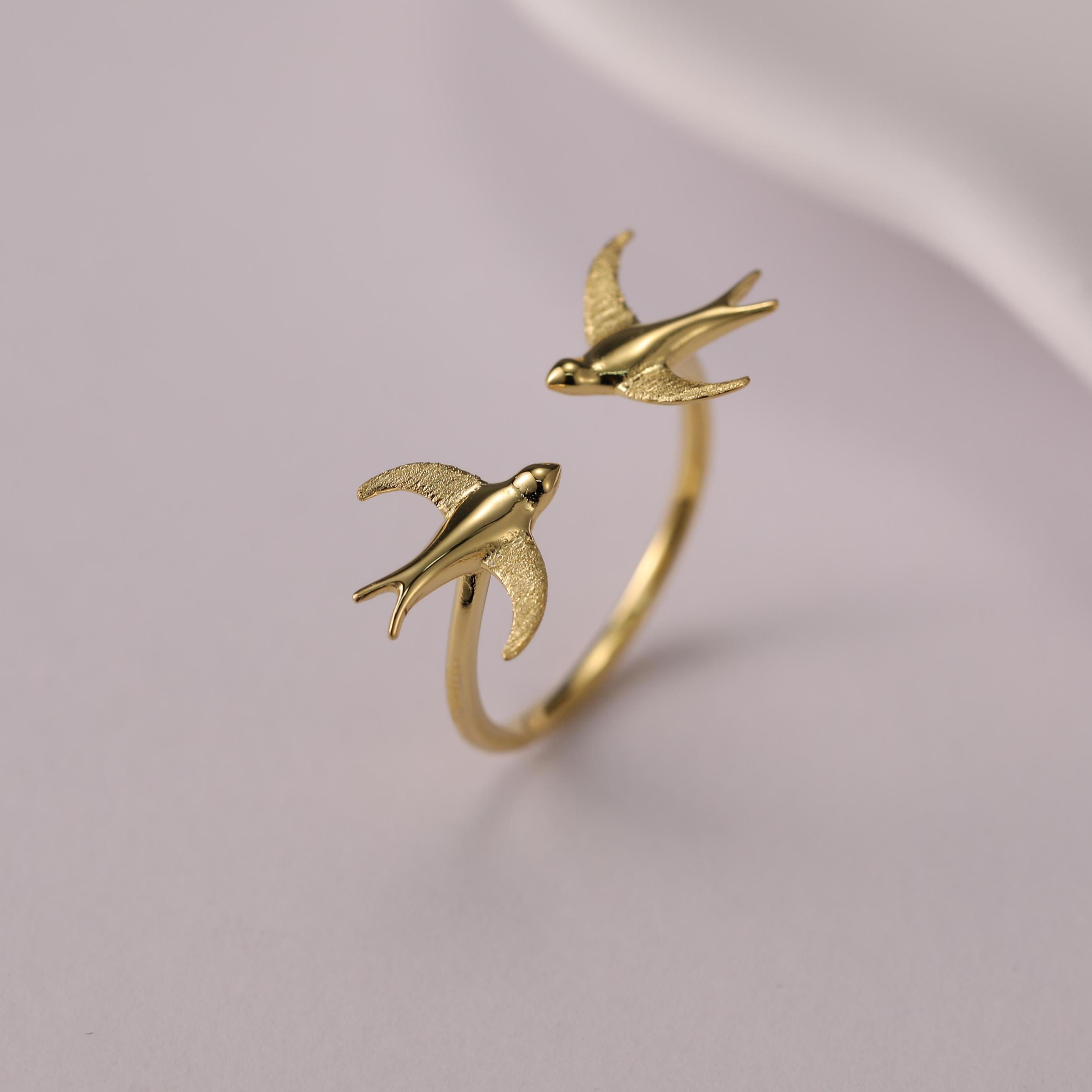 Flying Swallow - Adjustable Ring | NEW