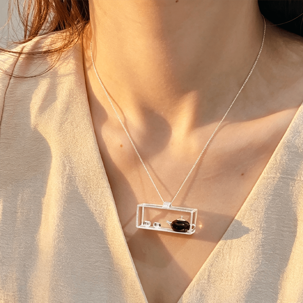 Tea Time - Handmade Pendant - MetalVoque