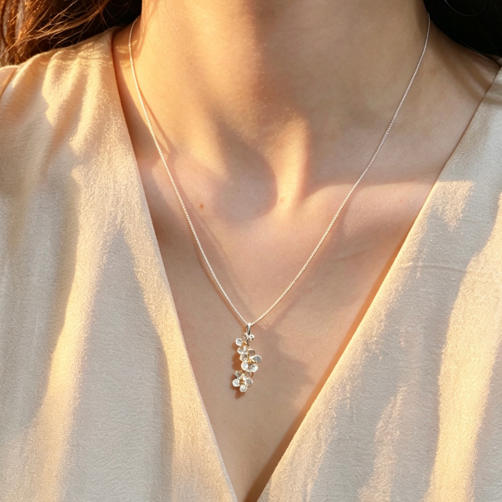 Forget-me-not Flower - Handmade Necklace