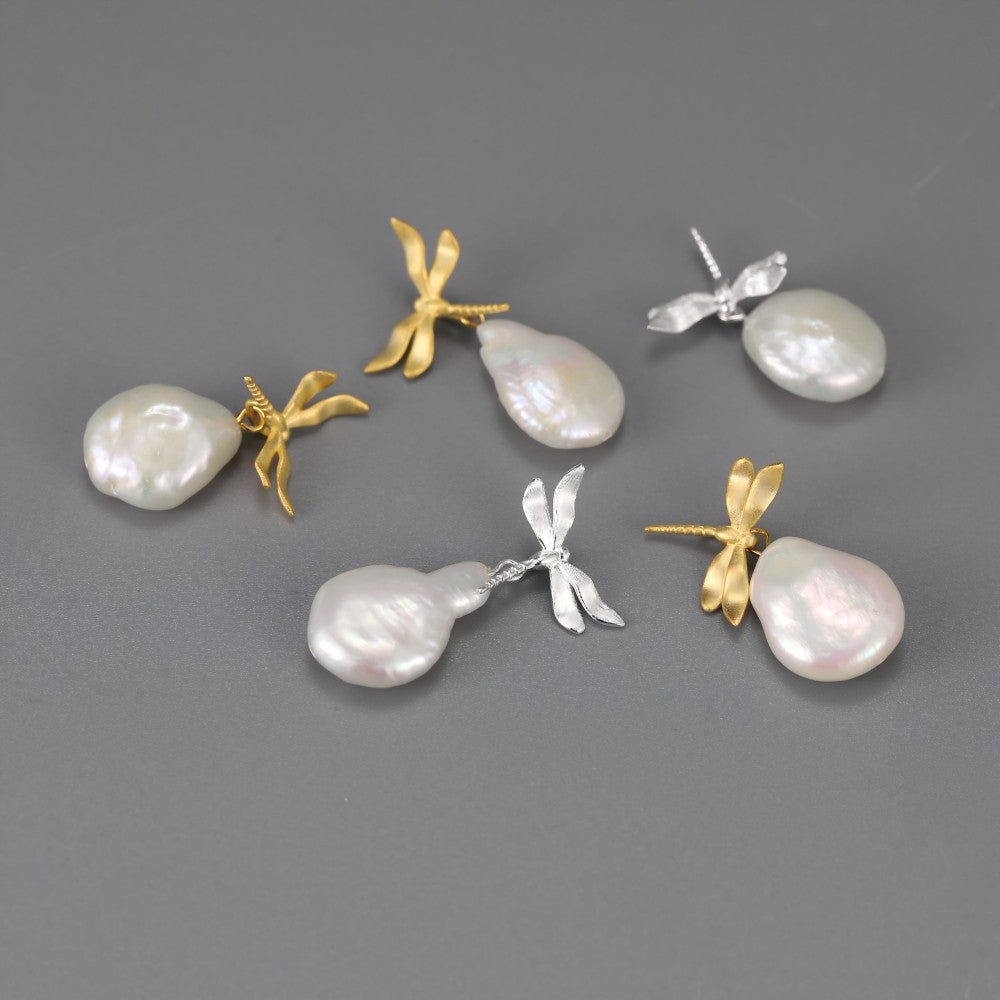 Mother Pearl Dragonfly - Handmade Pendant | NEW