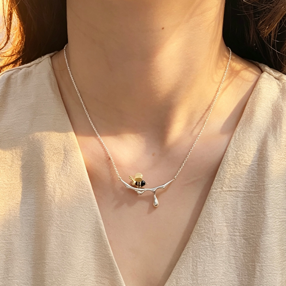 Honey Drops - Handmade Necklace