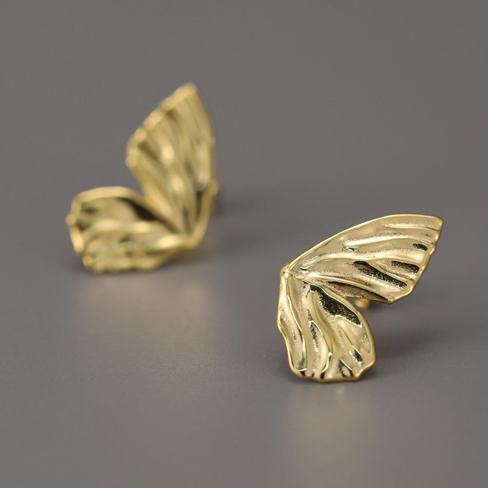 Sculpted Butterfly - Stud Earrings | NEW