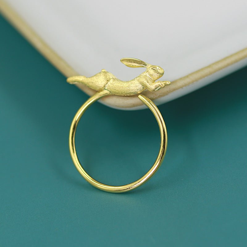 Running Bunny - Adjustable Ring | NEW - MetalVoque