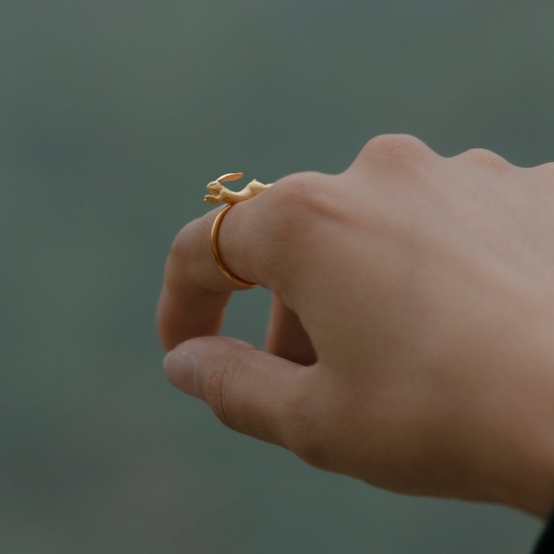 Running Bunny - Adjustable Ring | NEW - MetalVoque