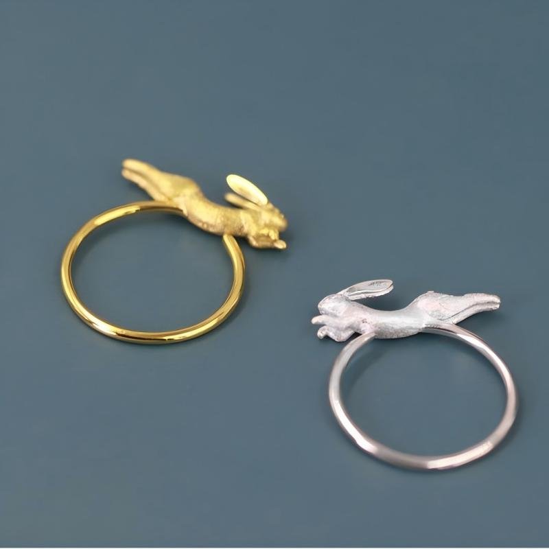 Running Bunny - Adjustable Ring | NEW - MetalVoque