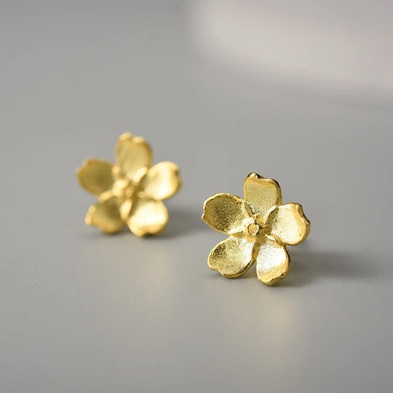 Forget-me-not Flower - Stud Earrings | NEW - MetalVoque