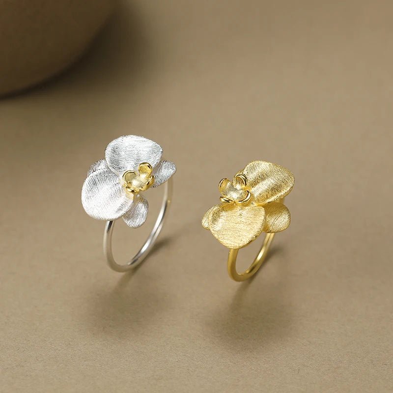 Phalaenopsis Orchid - Adjustable Ring | NEW - MetalVoque