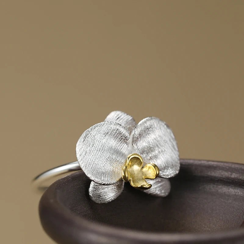 Phalaenopsis Orchid - Adjustable Ring | NEW - MetalVoque