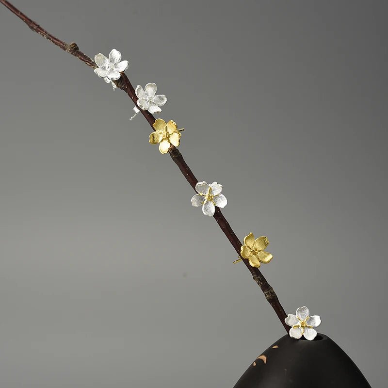 Forget-me-not Flower - Stud Earrings | NEW - MetalVoque