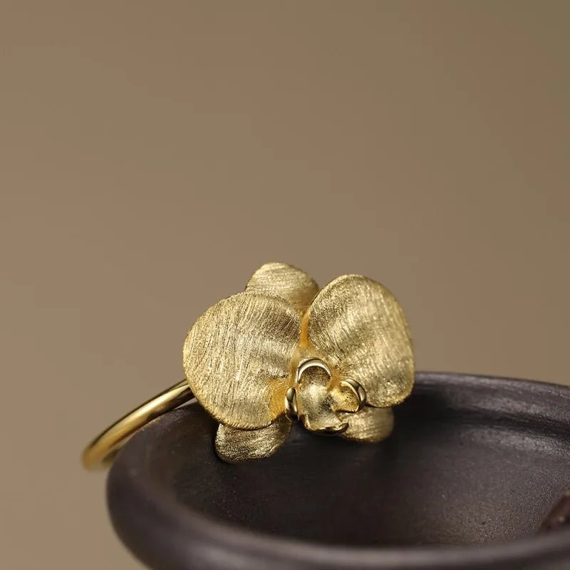 Phalaenopsis Orchid - Adjustable Ring | NEW - MetalVoque