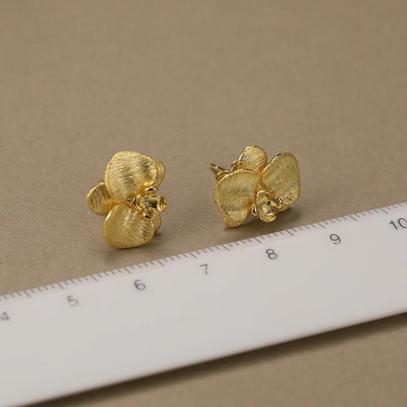 Phalaenopsis Orchid - Stud Earrings | NEW - MetalVoque