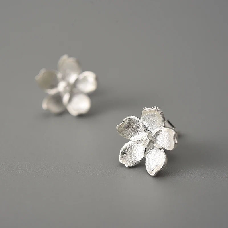 Forget-me-not Flower - Stud Earrings | NEW - MetalVoque