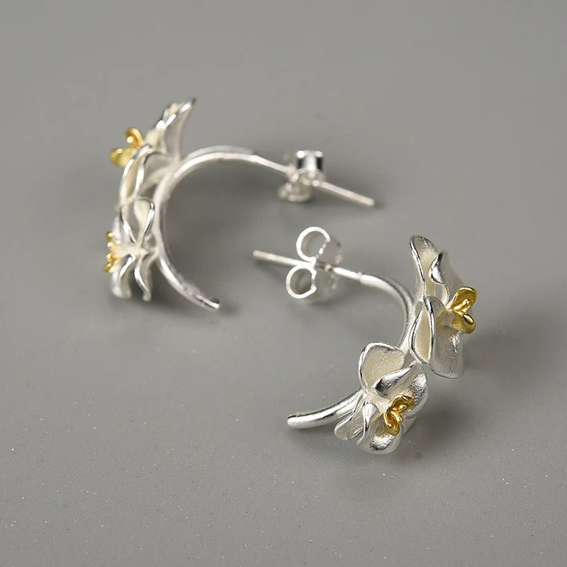 Phalaenopsis Orchid - Hoop Earrings | NEW - MetalVoque