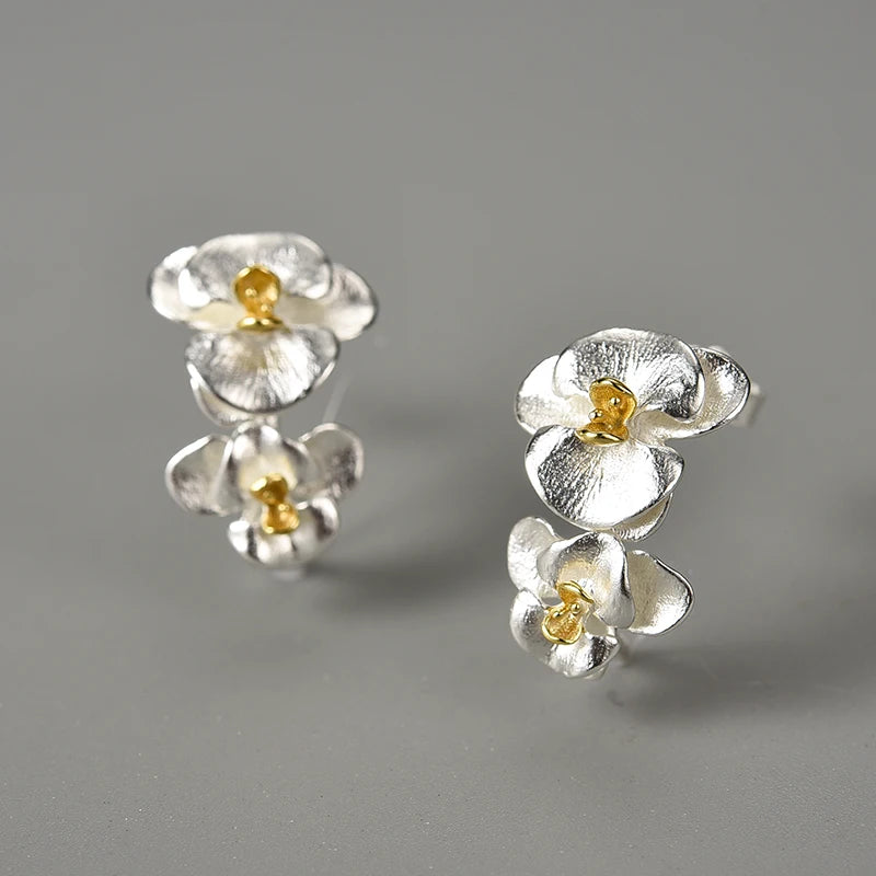 Phalaenopsis Orchid - Hoop Earrings | NEW