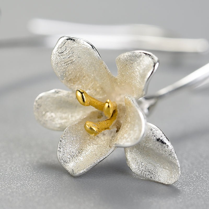 Freesia Flower - Dangle Earrings