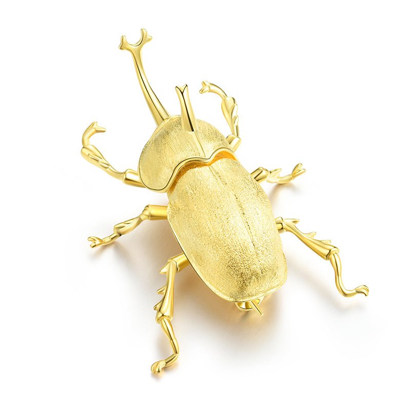 Kabutomushi Beetle - Handmade Brooch