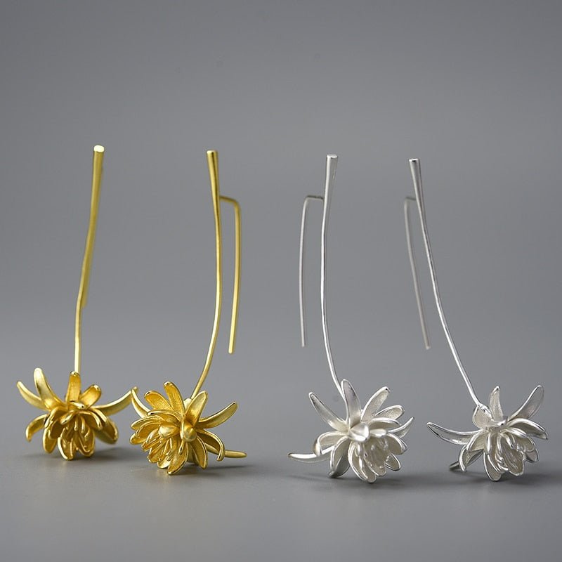 Cereus Flower - Dangle Earrings