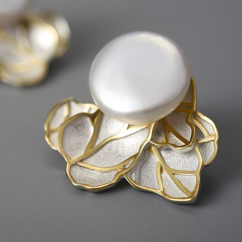 Baroque Pearl - Stud Earrings