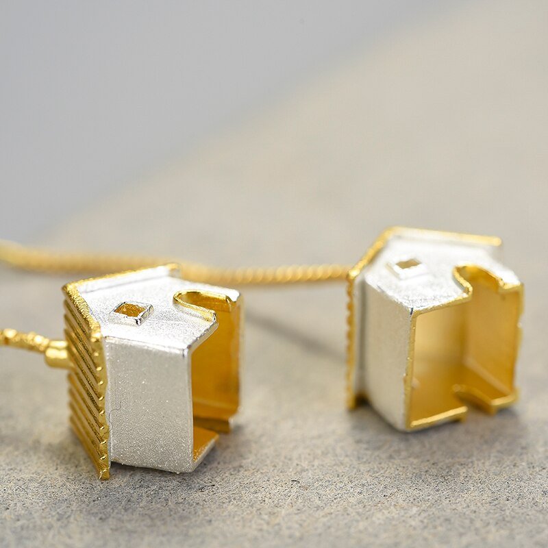 Little House - Dangle Earrings