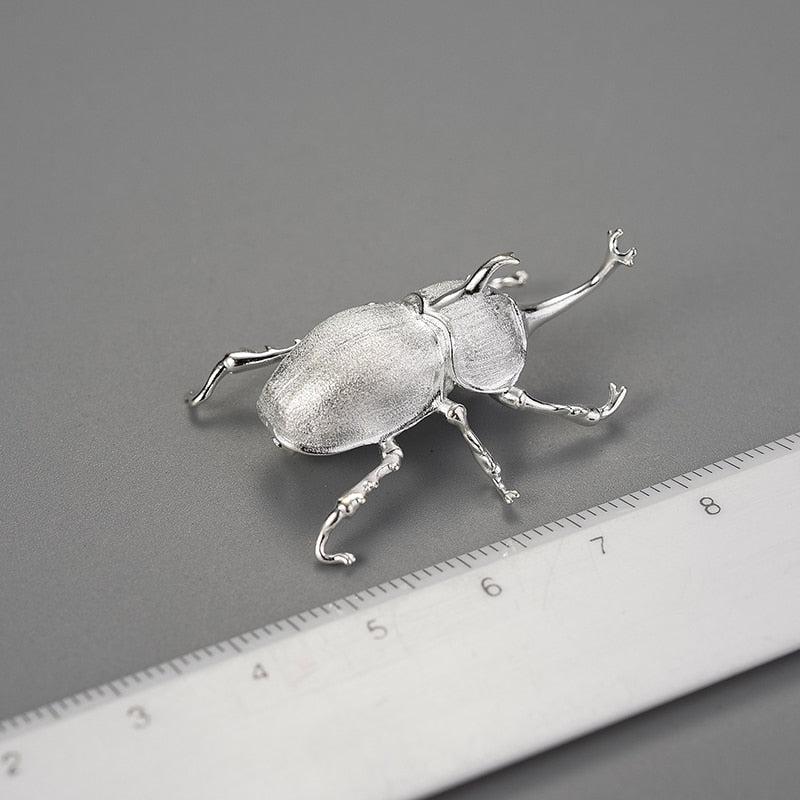 Kabutomushi Beetle - Handmade Brooch
