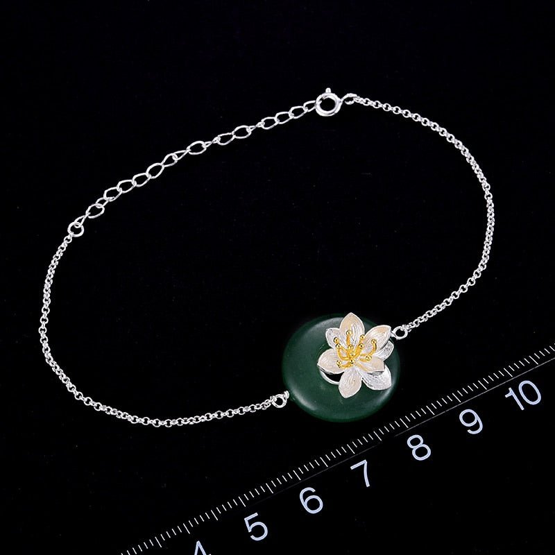 Whispering Lotus - Handmade Bracelet - MetalVoque