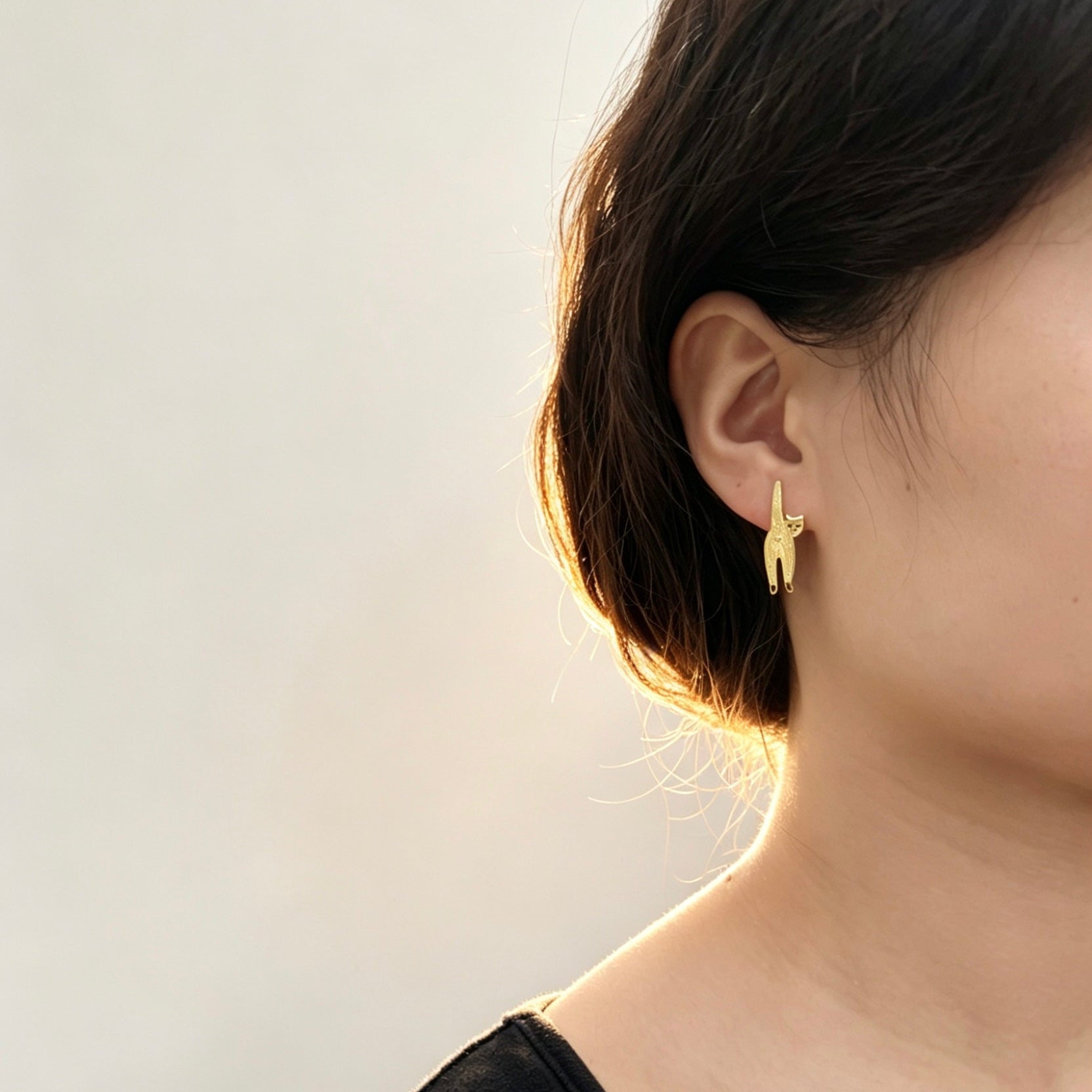 Confident Cat - Stud Earrings