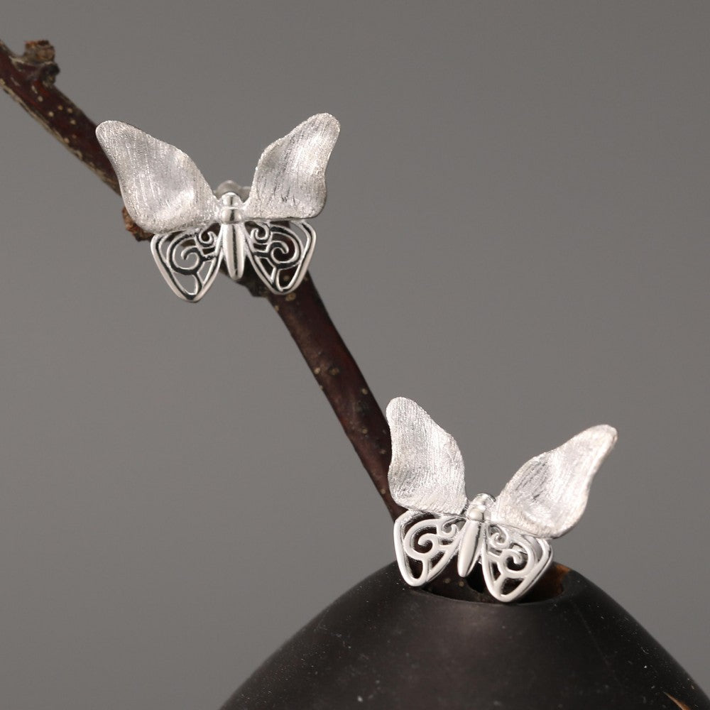 Whispering Butterfly - Stud Earrings | NEW