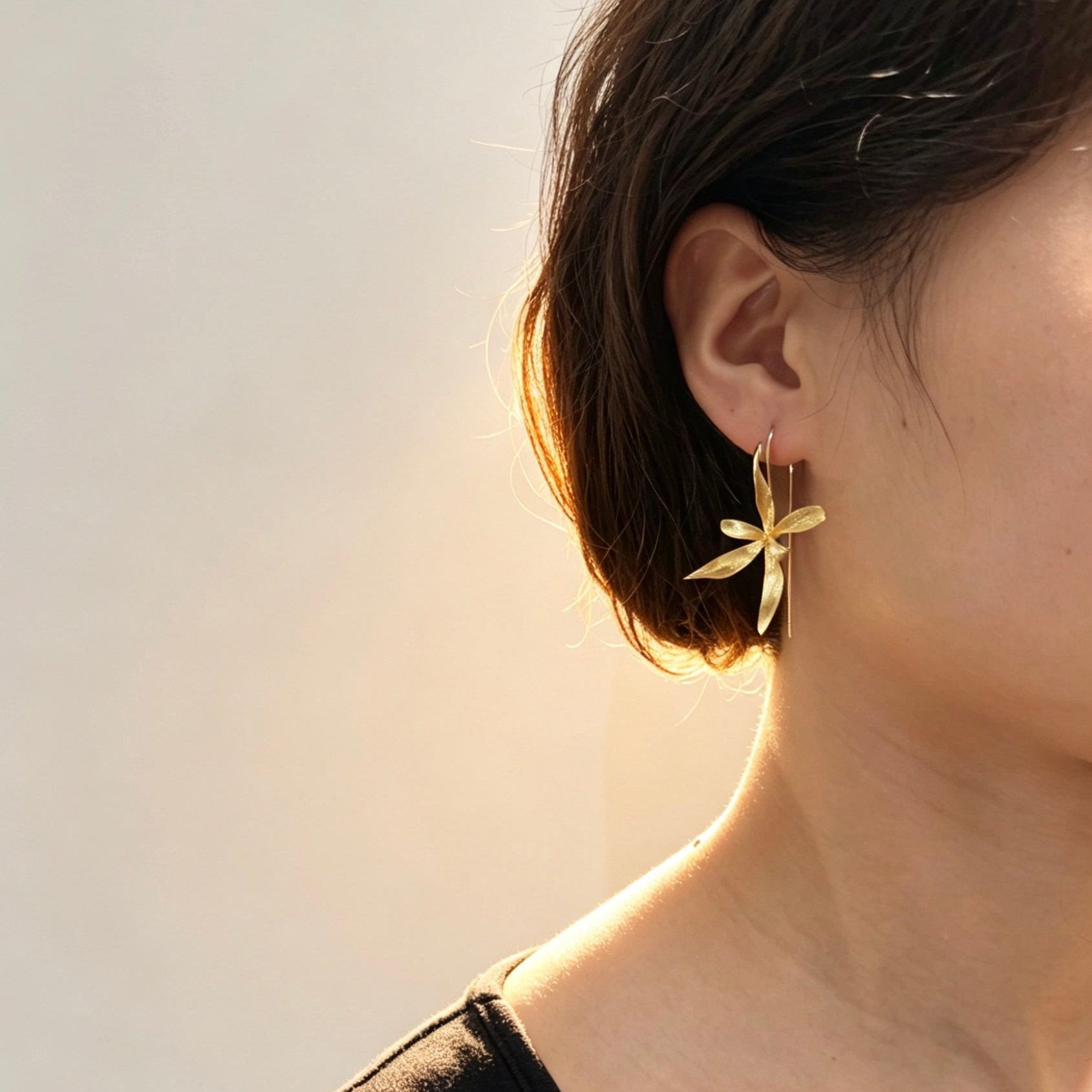 Statement Orchid - Dangle Earrings