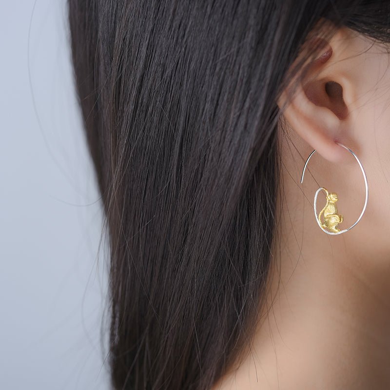 Mrs. Monkey - Hoop Earrings