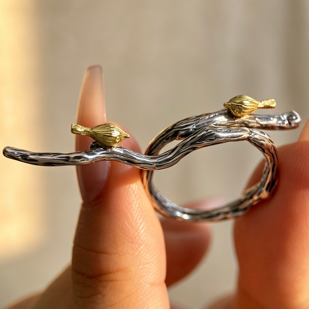 Bird's Marriage - Adjustable Ring