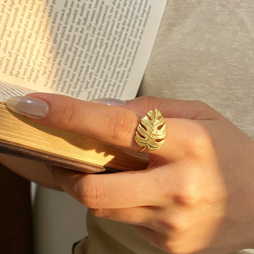 Monstera Petit - Adjustable Ring