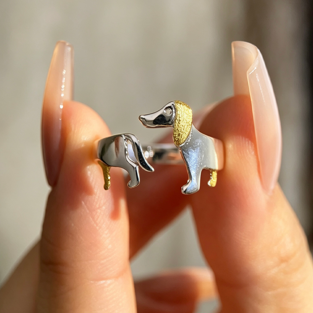 Run Dachshund Run - Adjustable Ring