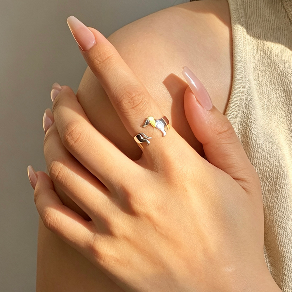 Run Dachshund Run - Adjustable Ring
