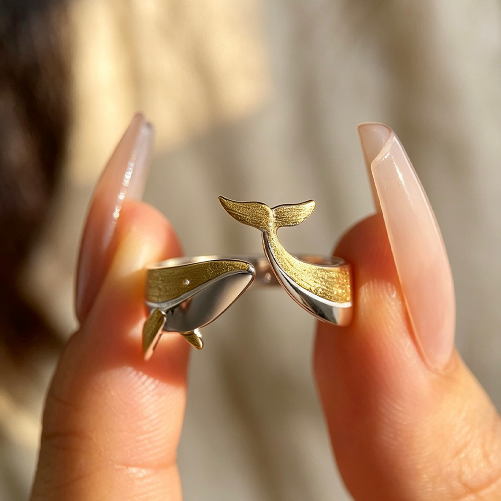 Wandering Whale - Adjustable Ring