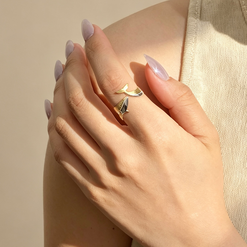 Wandering Whale - Adjustable Ring