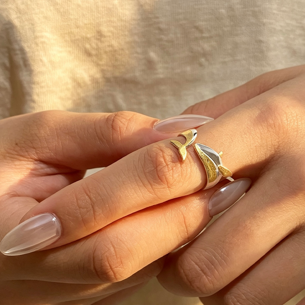 Wandering Whale - Adjustable Ring