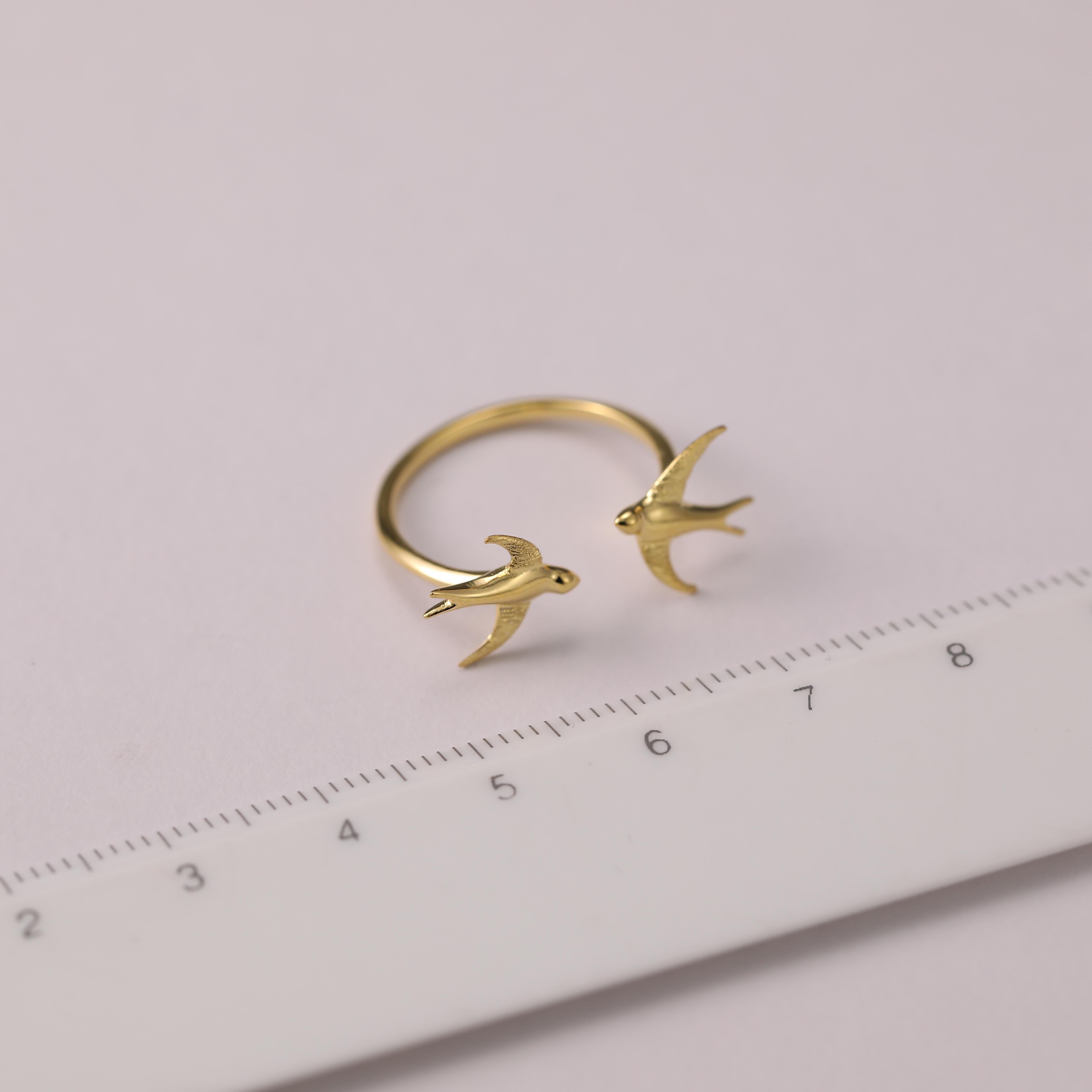 Flying Swallow - Adjustable Ring | NEW