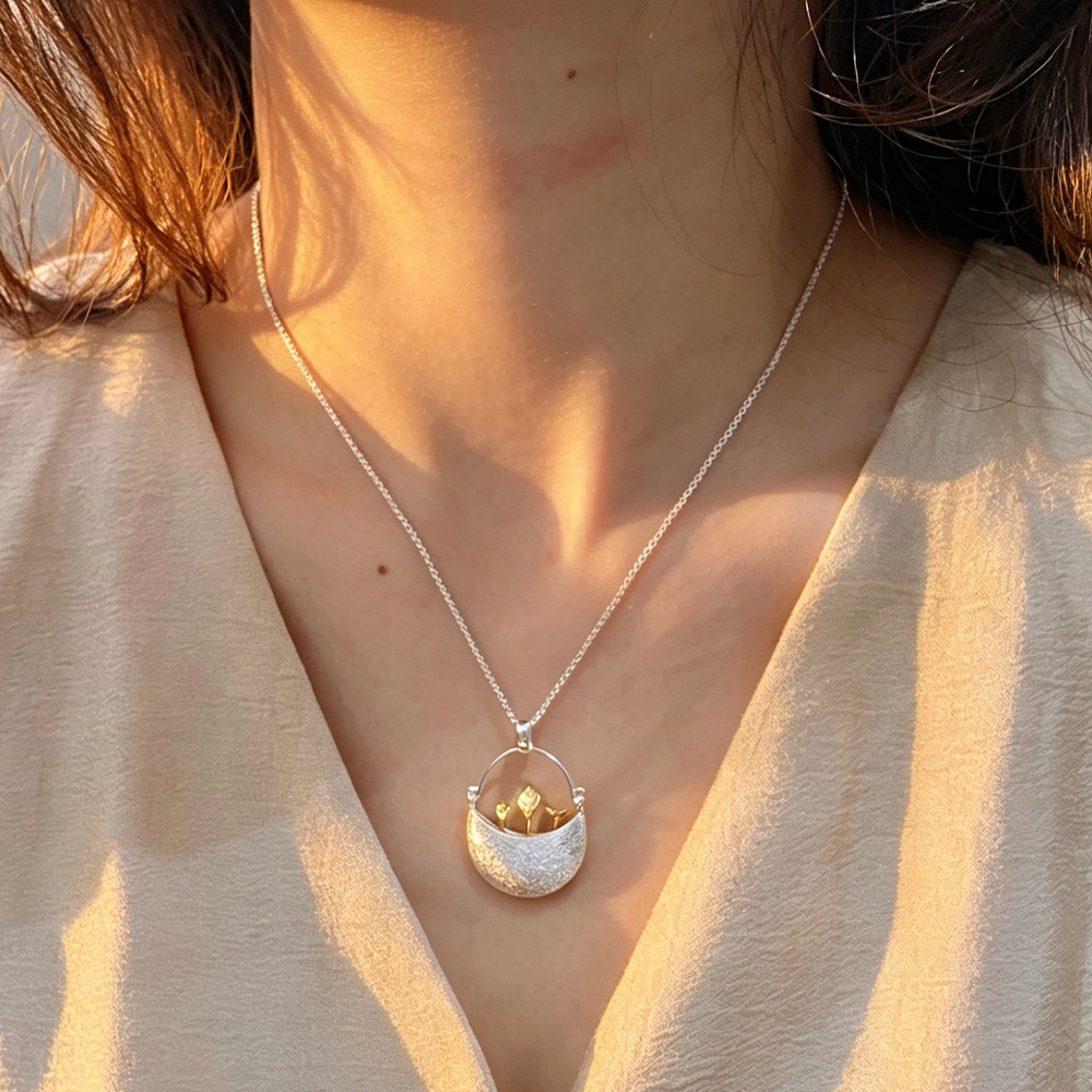 My Little Garden - Handmade Pendant