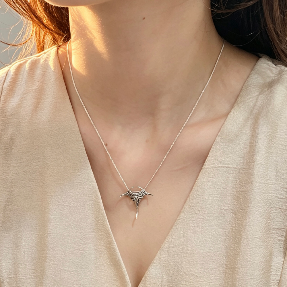 Magnificent Manta - Handmade Necklace